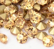 SS12 Strass Rhinestone - Light Colorado Topaz - - Crystaldreams Abalorios