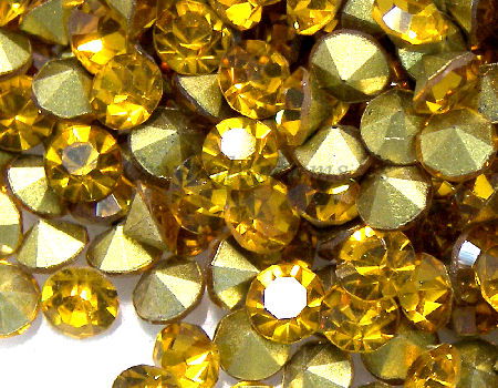 SS12 Strass Rhinestone - Topaz - col.012 - - Crystaldreams Abalorios