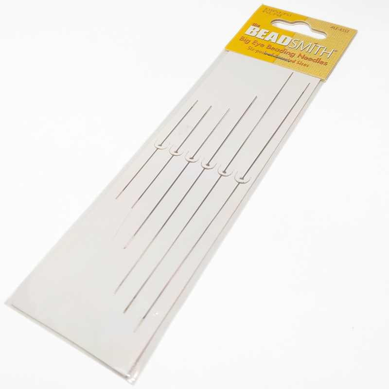 Set de 6 Agujas ojo grande - - Crystaldreams Abalorios