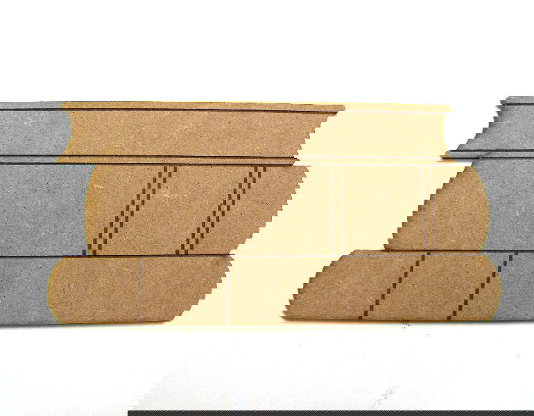 Silueta de DM para decoración 17x9cm Books - - Crystaldreams Abalorios