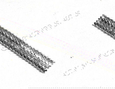 Soutache de Rayon de 3mm - Metallic Silver - - Crystaldreams Abalorios