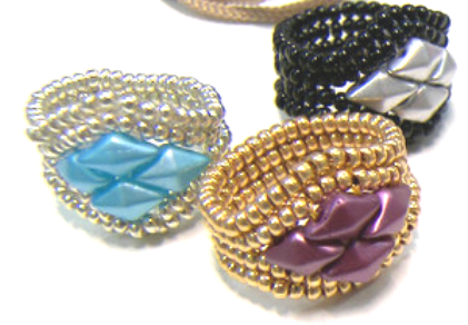 TUTORIAL Anillo Rombo - - Crystaldreams Abalorios