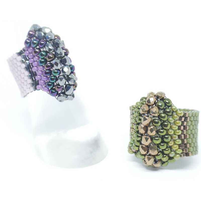 TUTORIAL Anillo "Tortuga" - - Crystaldreams Abalorios