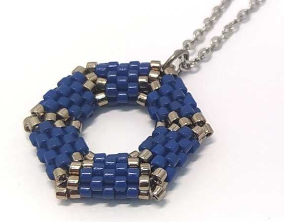 TUTORIAL Colgante Hexágono Miyuki con Técnica Peyote - - Crystaldreams Abalorios
