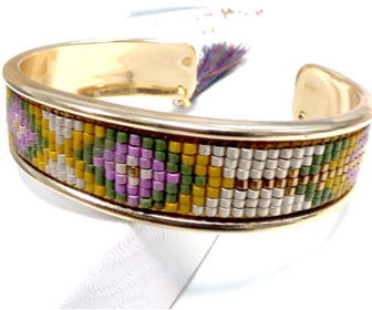 TUTORIAL Pulsera engastada de Miyuki con telar - - Crystaldreams Abalorios