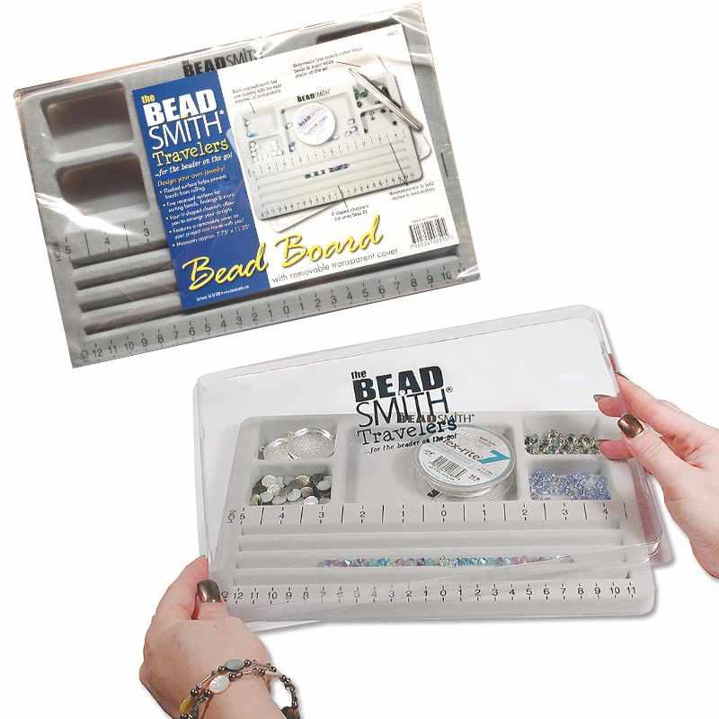 Tablero para Abalorios 27x19 cms. con tapa - - Crystaldreams Abalorios