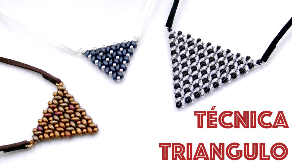 Tecnica de Triángulo con Superduo - - Crystaldreams Abalorios