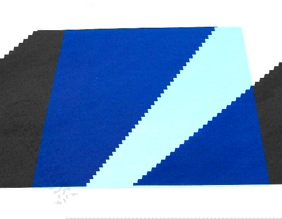 Tela de Ultrasuede 21,6 x21,6cm - Color: Jazz Blue - - Crystaldreams Abalorios