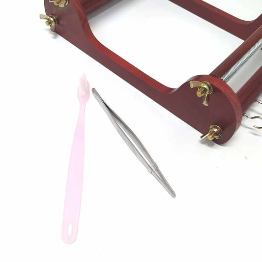 Telar de Madera para abalorios 29x33x8 cm - Gran calidad - - Crystaldreams Abalorios