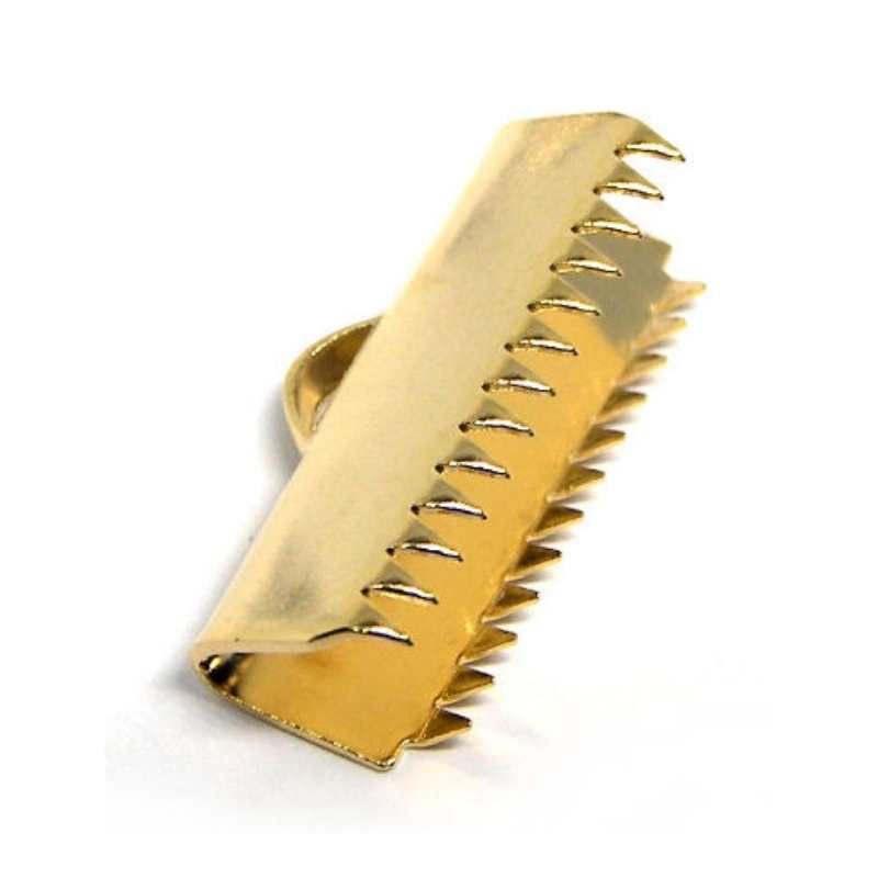 Terminal a presión Acero inoxidable 304 - 9x20mm Agujero: 1.5mm - - Crystaldreams Abalorios