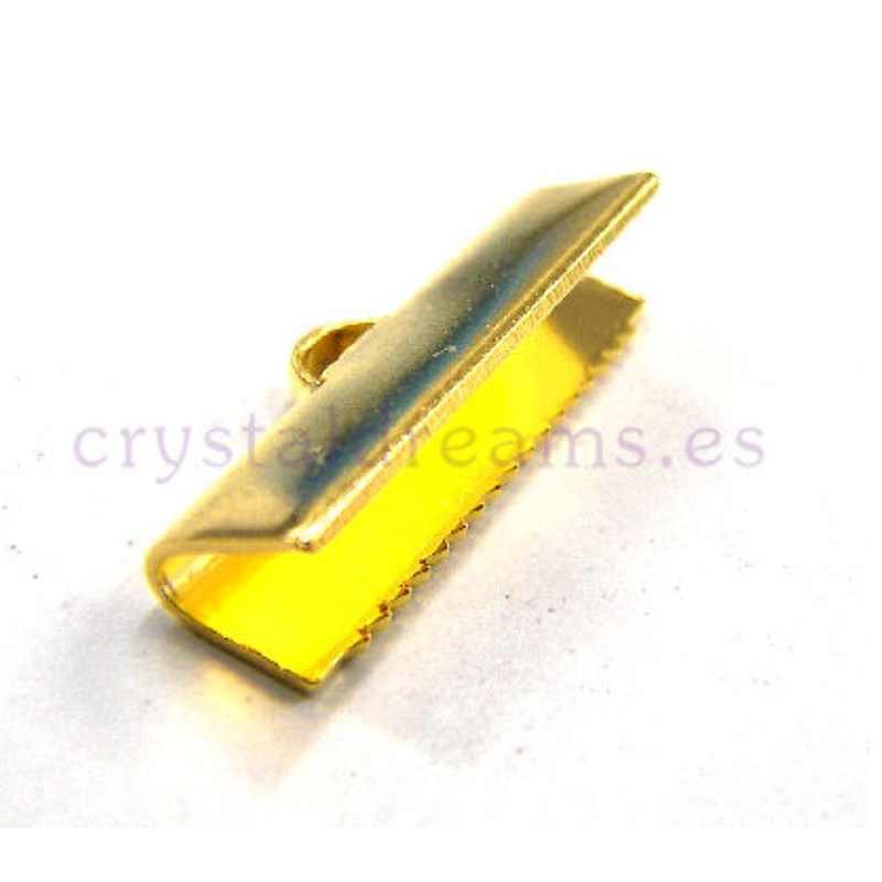 Terminales 20x4mm Agujero:3mm Golden - - Crystaldreams Abalorios