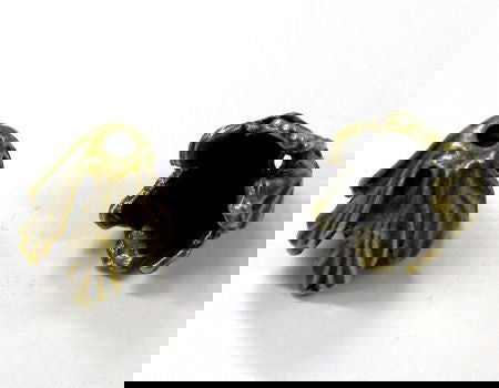 Terminales Capucha Bronze - 18mm - Agujero:3mm x unidad - - Crystaldreams Abalorios