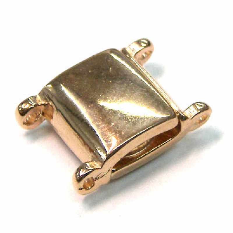 Terminales magneticos Cymbal para Miyuki 11/0 Delica Rose Gold - - Crystaldreams Abalorios