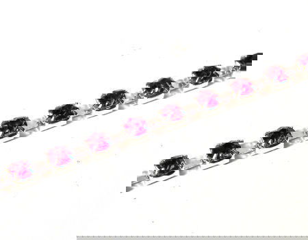 Tira de strass metalica 20 cm - Fuchsia - - Crystaldreams Abalorios