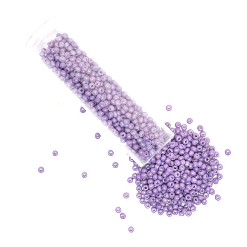 Tubo Rocallas de vidrio NOVA 11/0 2mm - Matte Amethyst 6gr. - - Crystaldreams Abalorios
