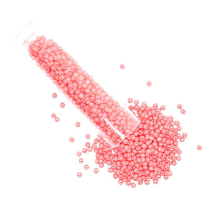 Tubo Rocallas de vidrio NOVA 11/0 2mm - Sweet Pink 6gr. - - Crystaldreams Abalorios