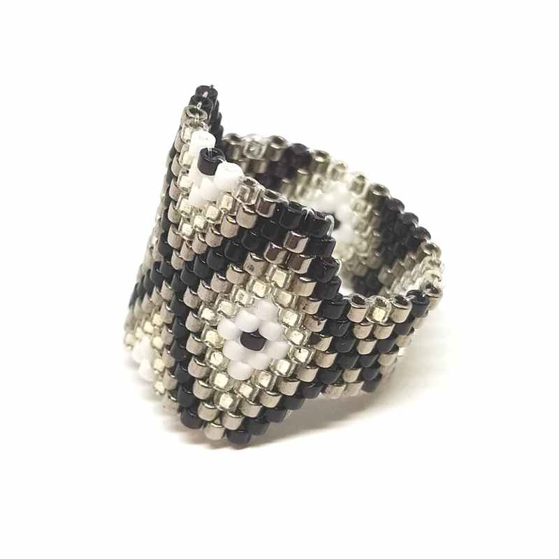 Tutorial Anillo "Marsa" o "Dos Rombo" - - Crystaldreams Abalorios