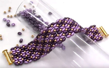 Tutorial Gratuito - como hacer una Pulsera Mariposas con Superduo - Con Video - - Crystaldreams Abalorios