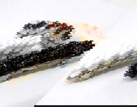 Tutorial Pasador para el pelo con Miyuki Magatama - - Crystaldreams Abalorios