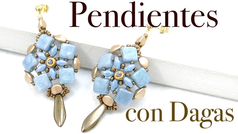 Tutorial Pendientes Dagas - Cristal Checo - - Crystaldreams Abalorios
