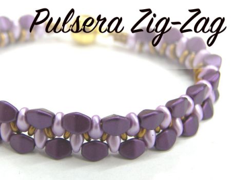 Tutorial Pulsera Zig Zag - - Crystaldreams Abalorios