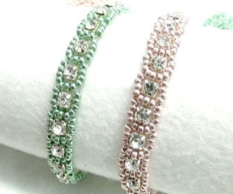 Tutorial Pulsera a Cuadros con Strass - - Crystaldreams Abalorios