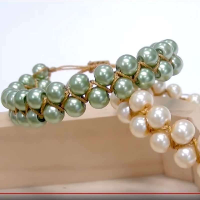 Tutorial Pulsera trenzada con Abalorios e hilos - - Crystaldreams Abalorios