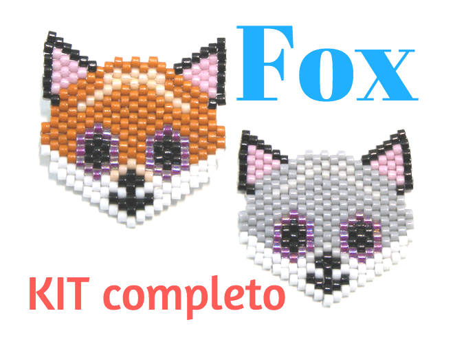 Tutorial completo Broche Zorro Miyuki Delica - Brick Stitch - - Crystaldreams Abalorios