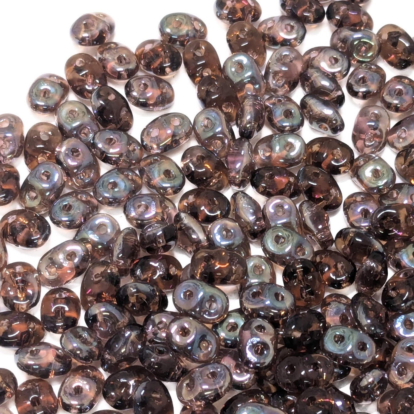 Abalorios superduo amethyst celsian