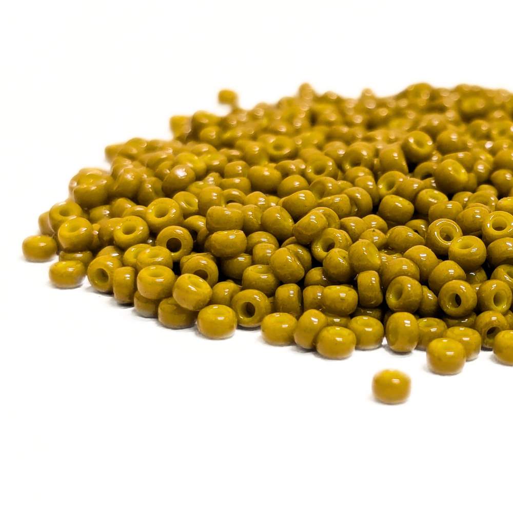 miyuki seeds opaque olive duracoat