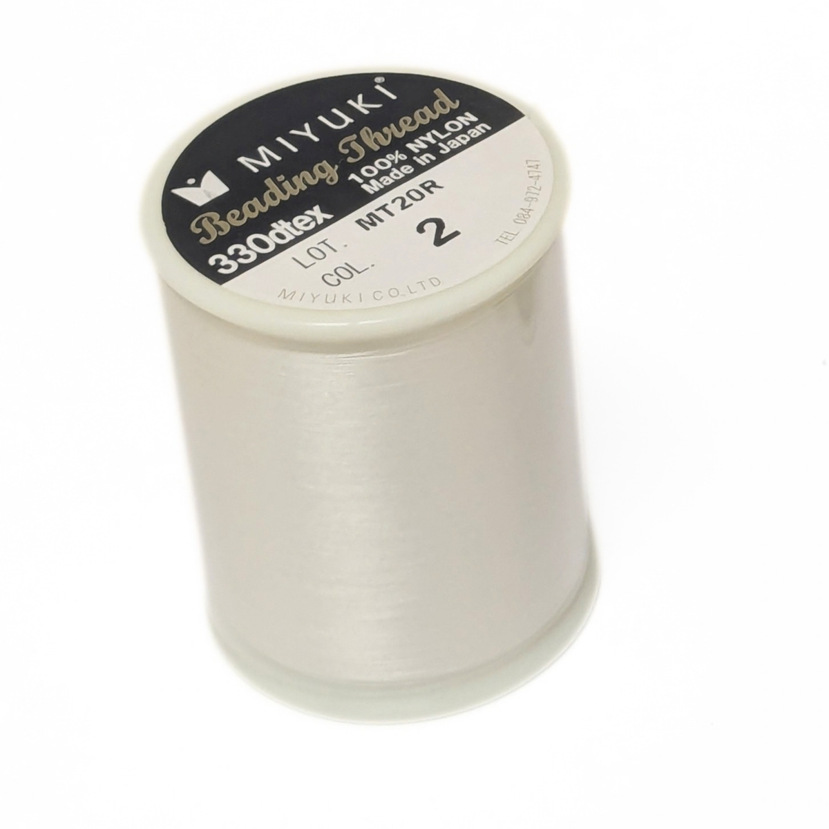 Hilo Miyuki B Ø = 0,18mm - 500 Metros Color Eggshell nº2