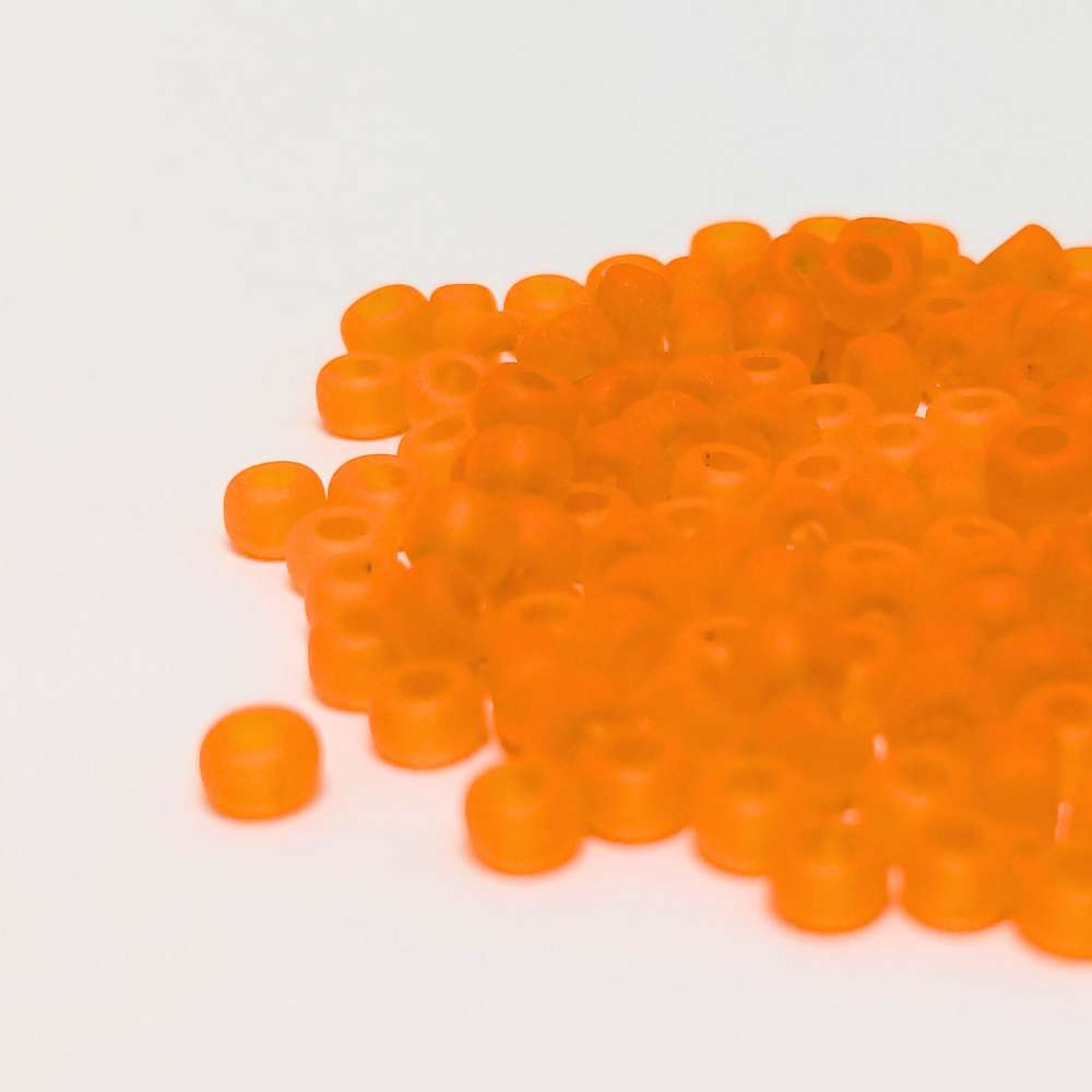 miyuki transparent orange seed beads