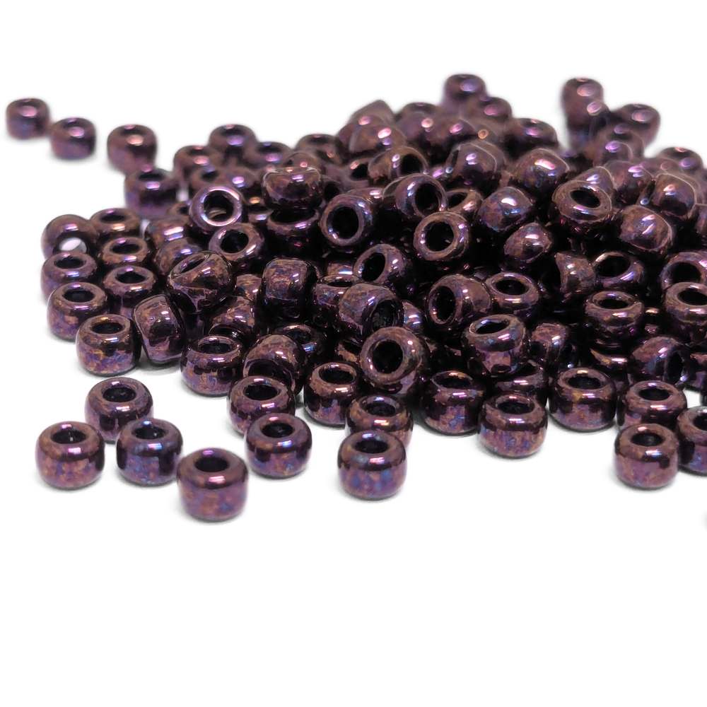 metallic raspberry miyuki rocallas