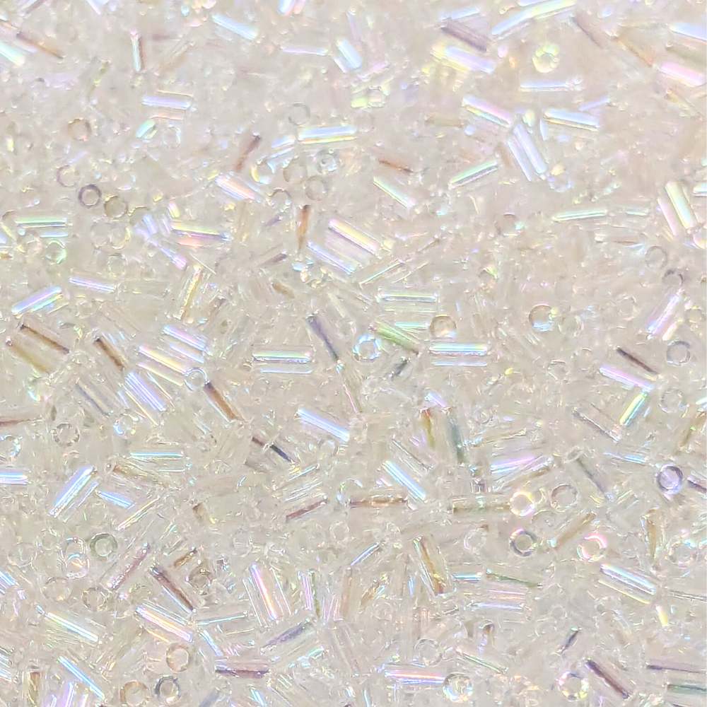 Bugle beads de miyuki color Crystal AB