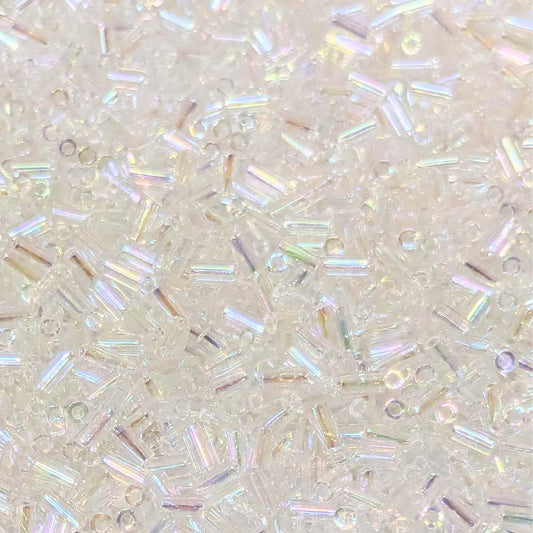 Bugle beads de miyuki color Crystal AB