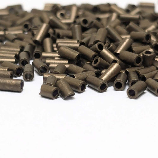 Matte Matallic Dark Bronze canutillos