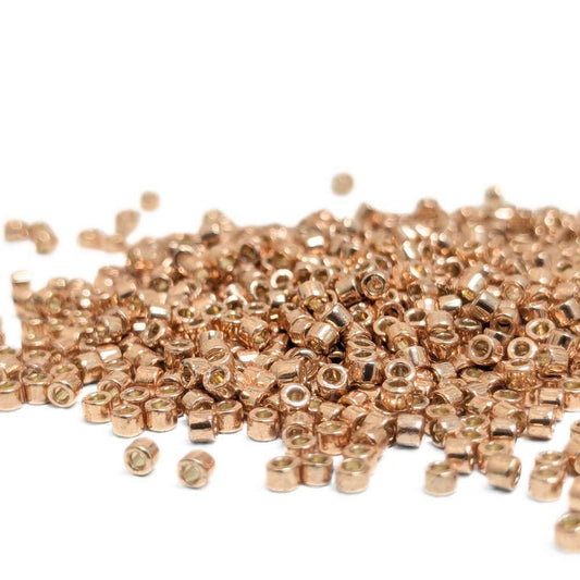 cuentas miyuki delica DB2518 galvanized rose gold