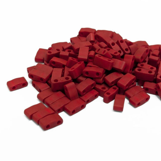 Miyuki Half-Tila - Matte Brick Red