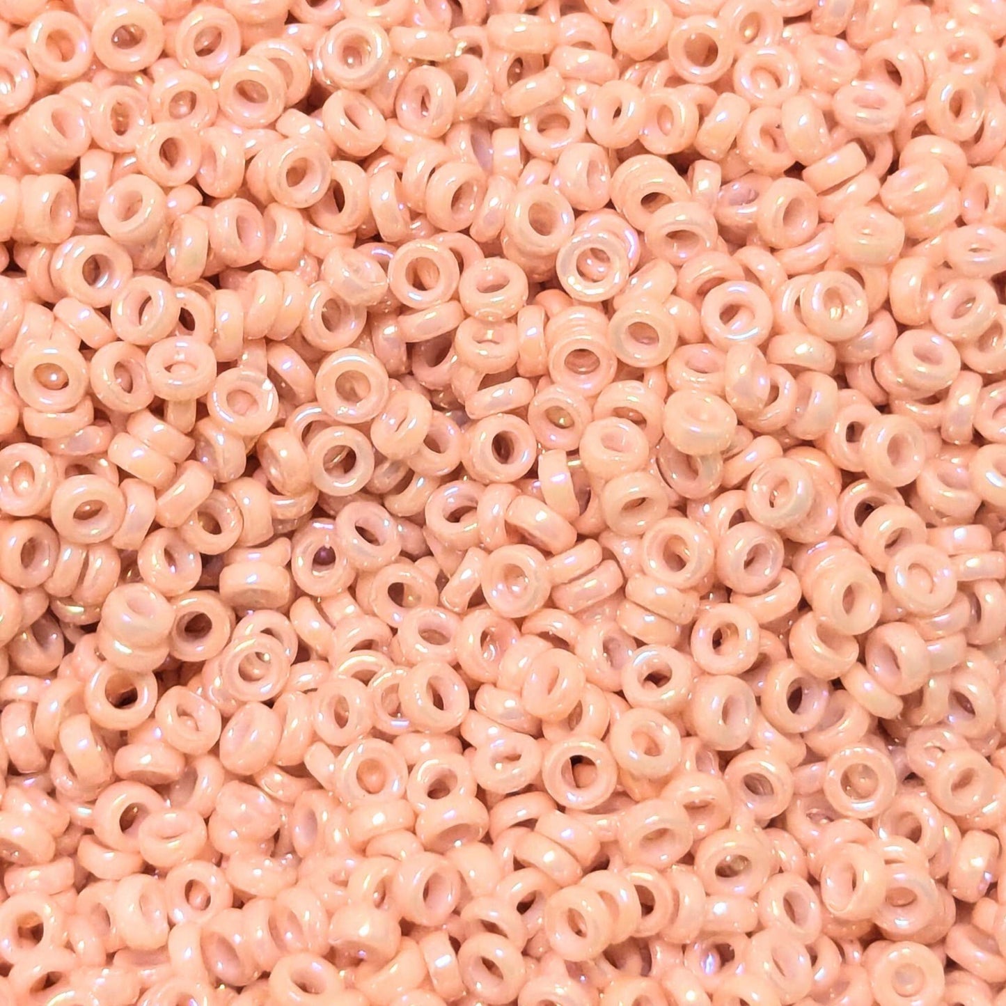 Abalorios miyuki spacers opaque salmon