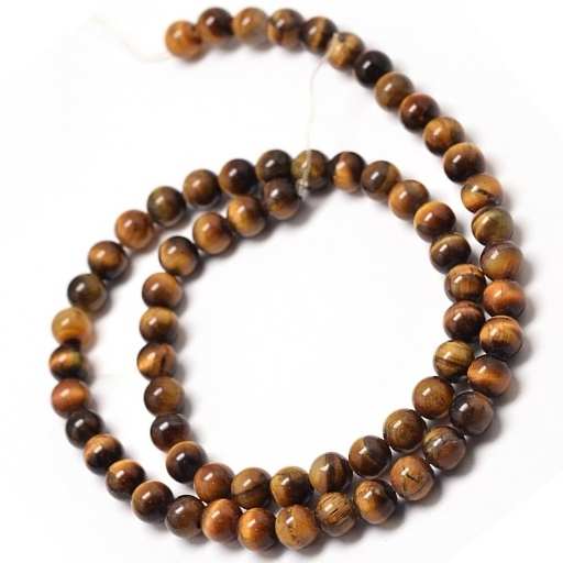 Tire de cuentas ojo de tigre grado A