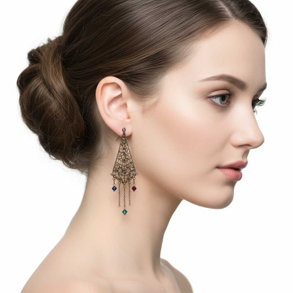 Pendientes pequeños - estilo colorido