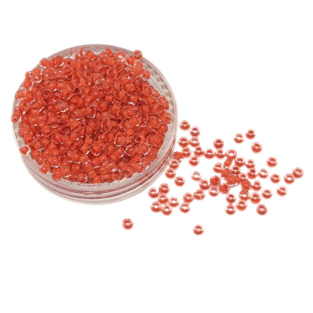 10gr. Preciosa Seedling 11/0 2mm Terra Intensive Lining Orange