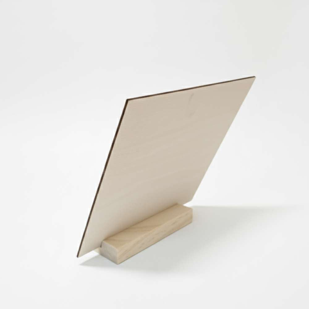 Lienzo de madera grabado a láser ideal para regalos personalizados.