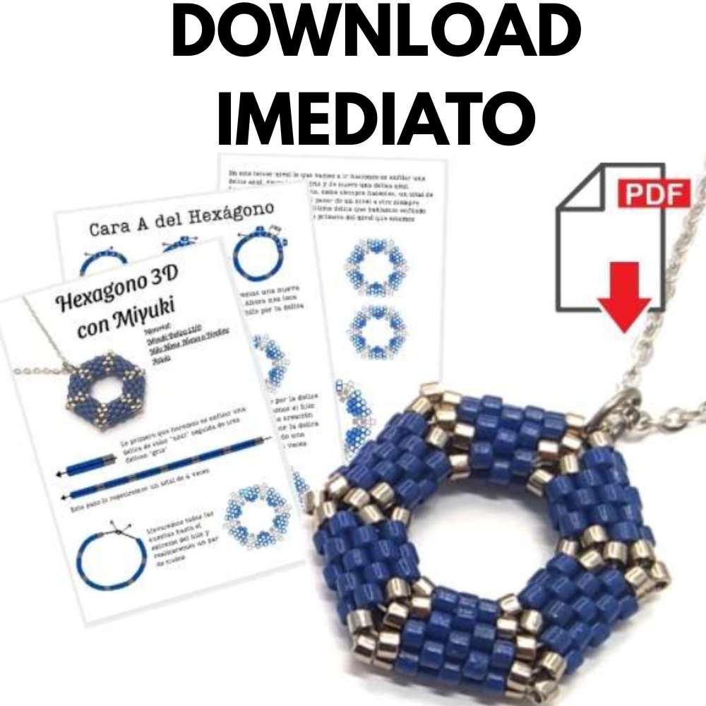 3D Hexagon Pattern - PDF download now