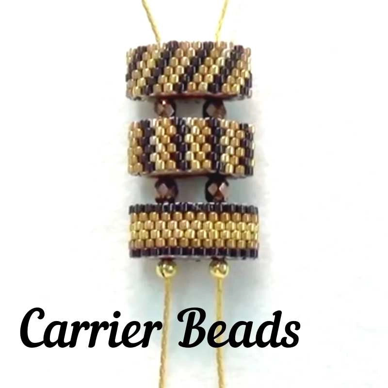 Collar con Carrier Beads y Miyuki