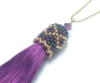 Terminal Capuchon para Flecos con Miyuki