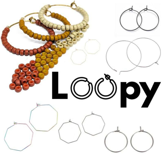 Tutorial de como hacer unos pendientes de Aro Loopy