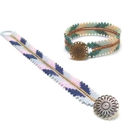 Pulsera Flechas con Miyuki Delica