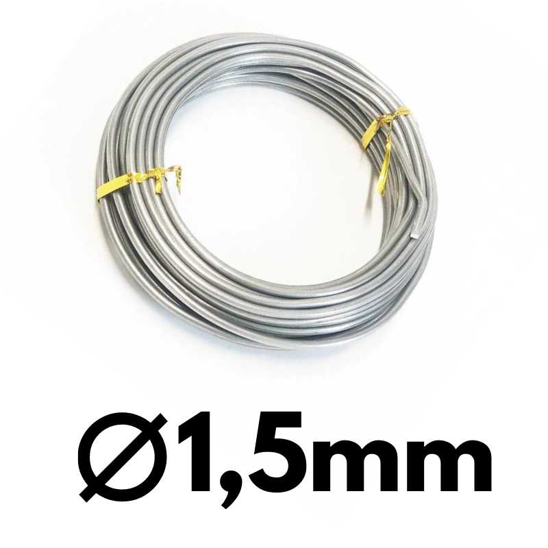 CABLE DE ALUMINIO 1,5mm -  - Crystaldreams Abalorios