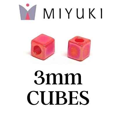 MIYUKI CUBOS de 3mm -  - Crystaldreams Abalorios